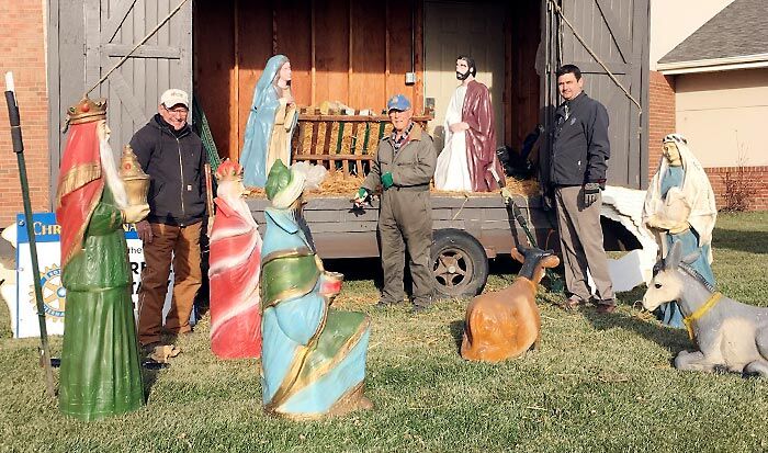 Rotary nativity scene